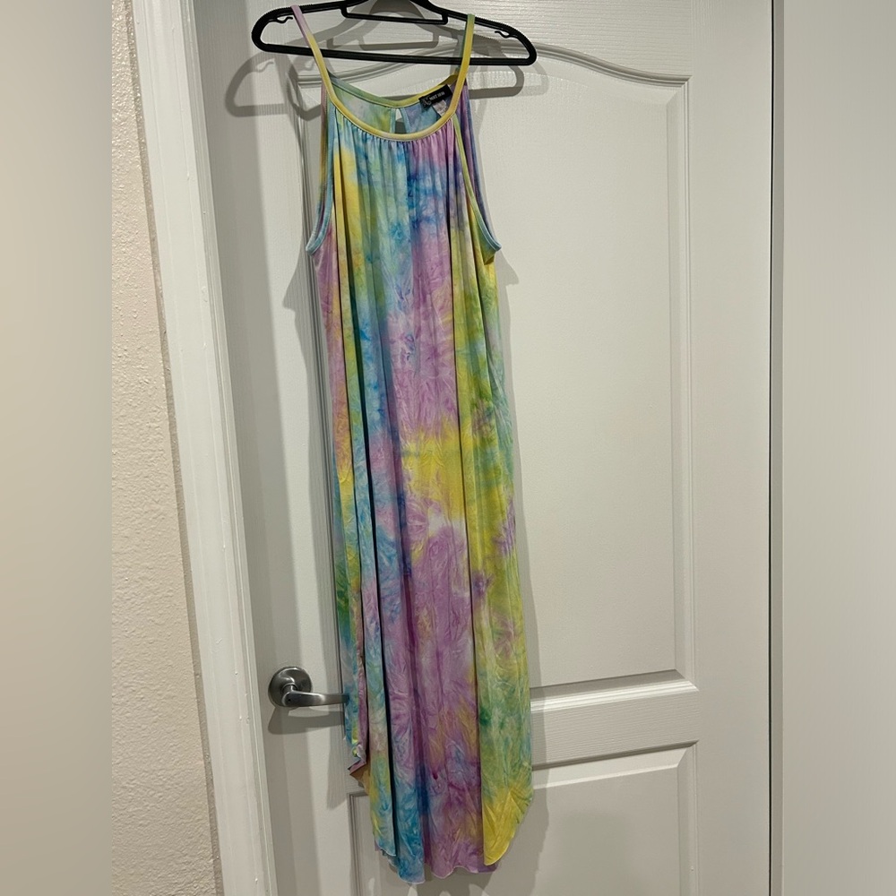 Women’s MRT1030 Tie Dye Maxi Dress Size 3x